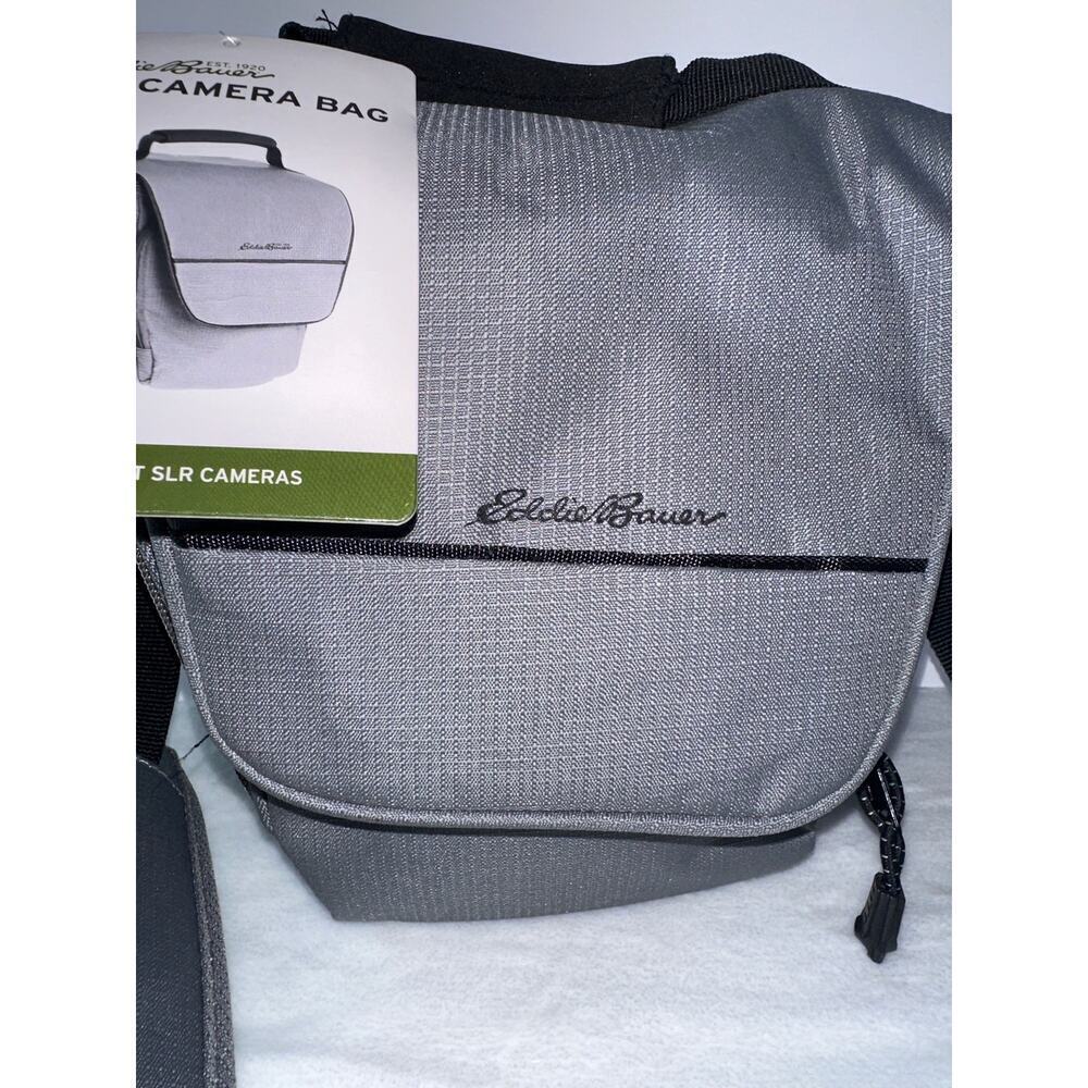 Eddie Bauer Gray and Black SLR Camera Bag New With Tags - Picture 3 of 11
